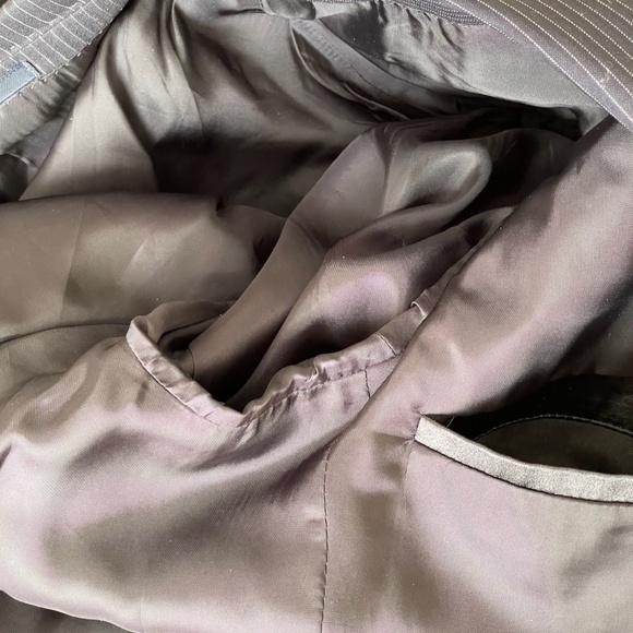 Z Zegna 100% Wool Striped Mens Dress Suit Size 48R - Picture 8 of 16